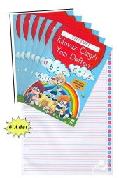 Güzel Yazı Defteri A4 Boy 19x27 cm 24 Yaprak 6 Adet Standart Çizgili Yazı Defteri Dik Temel Harflerle 1. Sınıf - 1