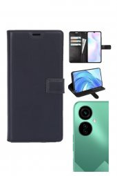 Tecno Camon 19 Neo Kamera Korumalı Cüzdanlı ve Kapaklı Kılıf - 5