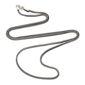 Lucky Life 925 Ayar Gumuss 2 mm Tilki Kuyruğu 60 Cm Zincir - 2