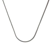 Lucky Life 925 Ayar Gumuss 2 mm Tilki Kuyruğu 60 Cm Zincir - 1