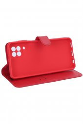 Samsung Galaxy M32 - M22 - A22 Cüzdanlı Ve Kapaklı Kılıf thumbnail 5