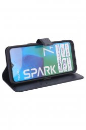 Tecno Spark 7 / Spark 7T Cüzdanlı ve Kapaklı Kılıf - 9