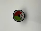 Ø 40 - 0 - 4 BAR DİŞ ÖLÇÜSÜ 1/8 ARKADAN ÇIKIŞLI KIRMIZI YEŞİL KİRLİLİK GÖSTERGESİ - 6