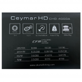 Okuma Ceymar Hd Chd-4000A Matt Black 7+1Bb Olta Makinesi - 2
