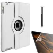 Gpack Apple iPad Mini 4 Kılıf Kapaklı Standlı 360 Dönebilen Koruma dn11  Nano  Kalem - 7