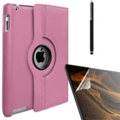 Gpack Apple iPad Mini 4 Kılıf Kapaklı Standlı 360 Dönebilen Koruma dn11  Nano  Kalem - 8
