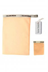 KELEBEK KESE DOĞAL İPEK 2Lİ HAMAM SETİ & BANYO KESESİ thumbnail 2