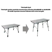Madfox Moonlite Yükseklik Ayarlı Katlanır Kamp Masası - 4