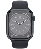 Apple Watch Series 8 GPS 45mm Gece Yarısı Alüminyum Kasa ve Spor Kordon Akıllı Saat - 2