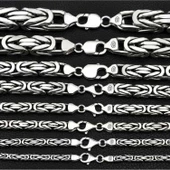 Lucky Life 925 Ayar Gumuss Kral Zincir - 6 mm Köşeli - 2