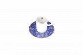 Porland Glamorous Lacivert Tabaklı Kahve Fincanı 85cc  04A+P021739 - 1