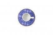Porland Glamorous Lacivert Tabaklı Kahve Fincanı 85cc  04A+P021739 - 3