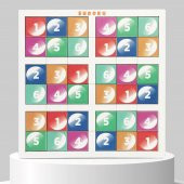 Moon Beavers Ahşap Sudoku 83004,Okula (matematik) Katkı Sağlayan Sağlıklı Zeka Oyuncağı thumbnail 1