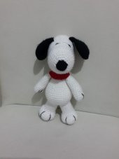 Snoopy Köpek Amigurumi Organik Oyuncak - 2