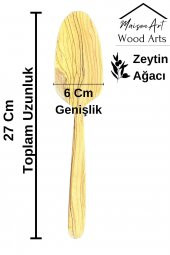 Zeytin Ağacı Spatula | 1 Adet El Yapımı Ahşap Spatula - 3