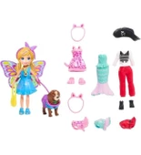 Polly Pocket ve Hayvan Dostu Kostüm Giyiyor Oyun Seti, Bebek, Evcil Hayvan ve Kostümlü Paket Gdm15 - 2