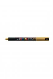 Posca Pc-1mr Boyama Markörü 0.7 Mm Metalik Altın - 1