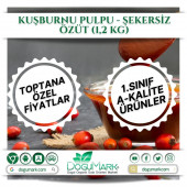 DoğuMark - Kuşburnu Pulpu - Şekersiz Özüt (1,2 Kg) - 1