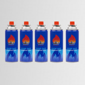 5 'li Set GOLF Kamp Gazı Valfli Kartuş 227 gr - 1