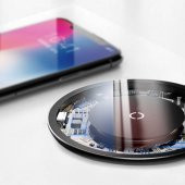 Baseus Simple 10W Kablosuz Şarj Aleti İphone Samsung Huawei Xiaomi Uyumlu Kablosuz Şarj Aleti - 1