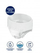 CARINE ACTIVE YETİŞKİN HASTA KÜLOT BEZİ EXTRALARGE BEDEN 30 ADET - 2
