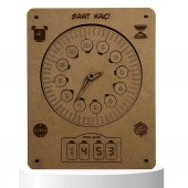 Moon Beavers Saat Kaç Ahşap Puzzle 83005,Boyanabilir Ahşap Sağlıklı Oyuncak - 1