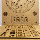 Moon Beavers Saat Kaç Ahşap Puzzle 83005,Boyanabilir Ahşap Sağlıklı Oyuncak - 4