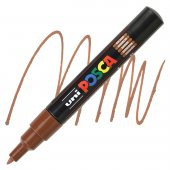 Uni Posca 0.7 Su Bazlı Poster Markörü  Kahverengi (Brown) Pc-1m - 1
