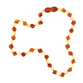 Bebek Damla Kehribar Diş Kolye - 3