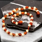 Bebek Damla Kehribar Diş Kolye - 2