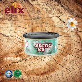 ELIX Organik Metal Kutuda Dogal Liflere Emdirilmis Özel Aromali Koku - Arktik Buz - 3