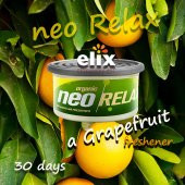 ELIX Neo Relax Metal Kutuda Ahsap Granüllere Emdirilmis Özel Aromali Koku - Greyfurt - 3