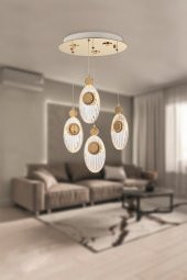 Eray Aydınlatma 1203-3+1 4lü Sarkıt Led Avize thumbnail 2