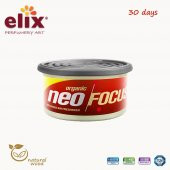 ELIX Neo Focus Metal Kutuda Ahsap Granüllere Emdirilmis Özel Aromali Koku - Bergamot - 2