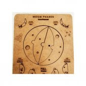 Moon Beavers Ayın Evreleri Phases Moon Ahşap Puzzle 83010,Okula (Fen Bilimleri) Katkı Sağlayan Ahşap Sağlıklı Oyuncak - 4