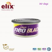 ELIX Neo Black Metal Kutuda Ahsap Granüllere Emdirilmis Özel Aromali Koku - Okaliptus - 2