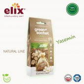 ELIX Natural Ahsap Granüllere Emdirilmis Özel Aromali Koku - Yasemin - 2