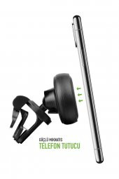 TT29 Araç İçi Mıknatıslı Premium Telefon Tutucu Havalandırma Izgarası Uyumlu - 3