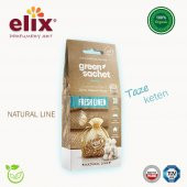 ELIX Natural Ahsap Granüllere Emdirilmis Özel Aromali Koku - Taze Keten - 2