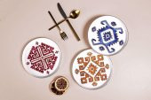 Porland Arabesque 6 lı Pasta Takımı 18 cm 04ALM007149 - 1
