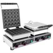 Remta Çiftli Kapaklı Yuvarlak Bubble Pankek Makinesi Elektrikli thumbnail 1