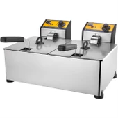 Remta 5+5 lt Çiftli Elektrikli Fritöz - 1