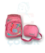 Beslenmeli Ortopedik Flamingo Okul Çantası - 1