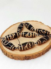 Tibet Akik Taşı Silindir Kesim 15x41mm/adet (39140-1) thumbnail 1