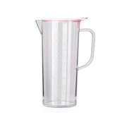 Akrilik Ölçekli 1 Lt Sürahi & Ölçü Kabı (Buzdolabı Kapak Rafına Sığar) - 2