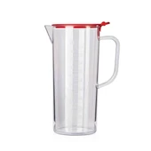 Akrilik Ölçekli 1 Lt Sürahi & Ölçü Kabı (Buzdolabı Kapak Rafına Sığar) - 3