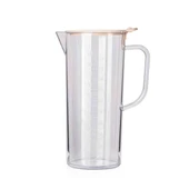 Akrilik Ölçekli 1 Lt Sürahi & Ölçü Kabı (Buzdolabı Kapak Rafına Sığar) - 1