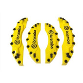 Universal Sarı Kaliper Kapağı 4lü Yağ Hortum Görünümlü 18inç ve üst thumbnail 1