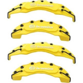 Universal Sarı Kaliper Kapağı 4lü Yağ Hortum Görünümlü 18inç ve üst thumbnail 2