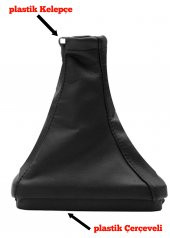 Opel Combo C Uyumlu Vites Körüğü 1 Adet Siyah Plastik Çerçeveli thumbnail 1